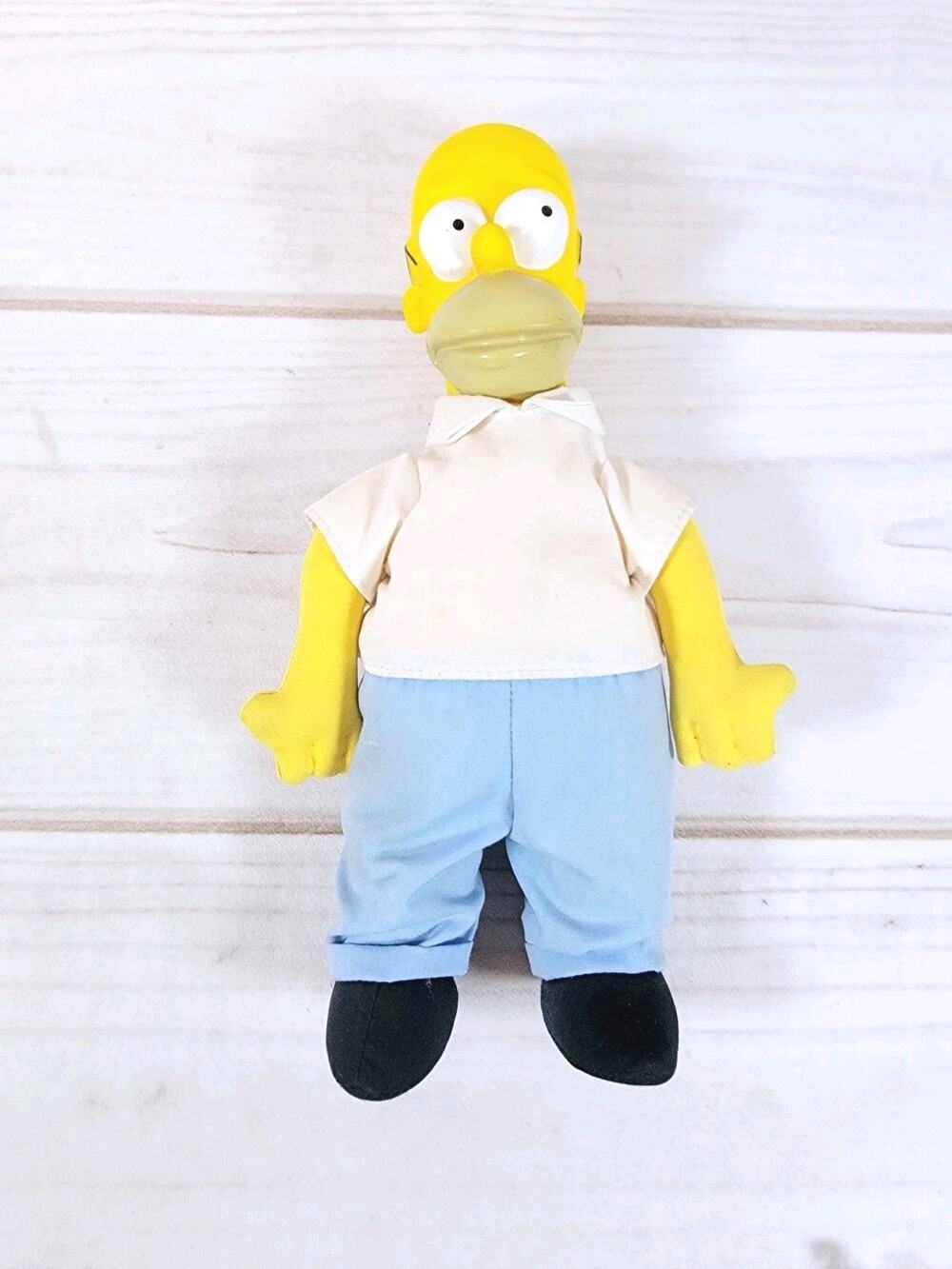 The Simpsons HOMER SIMPSON 10" Plush DOLL Toy Vintage 1990 20th Century Fox